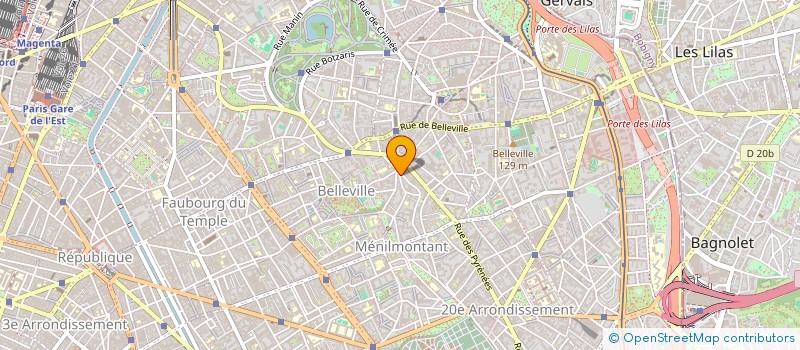 localisation de l'entreprise STEF BENAMARA-HAMAM-IGUI  PARIS