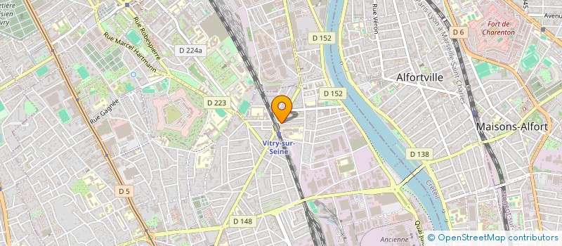 localisation de l'entreprise STEF BENSEGHIR GHANEM  VITRY-SUR-SEINE