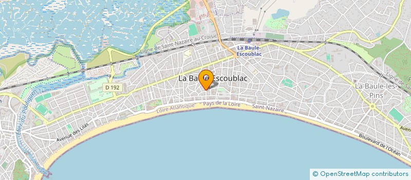 localisation de l'entreprise STEF BERGEON ET VAN DER STAPPEN à LA BAULE-ESCOUBLAC
