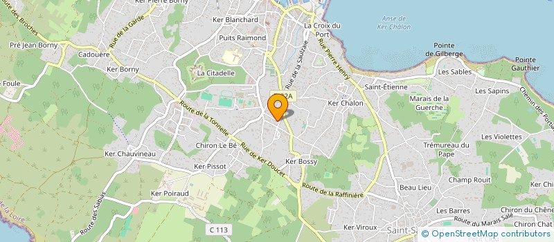 localisation de l'entreprise STEF BERNARD JEAN-LUC ET ANGELIQUE à L'ILE-D'YEU