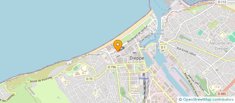 localisation de l'entreprise STEF BERT DEMERTOT  DIEPPE