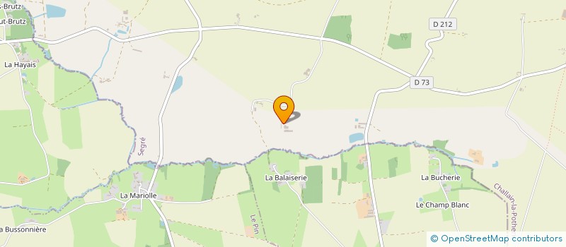 localisation de l'entreprise STEF BERTHELOT JEAN LUC ET THERESE  CHALLAIN-LA-POTHERIE