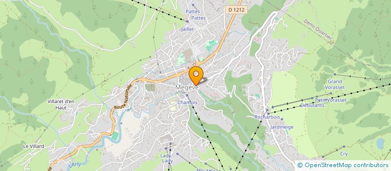 localisation de l'entreprise STEF BESSON MALACARME MUFFAT  MEGEVE