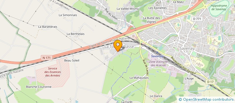 localisation de l'entreprise STEF BIORET ANNICK ET LUCETTE à BOUEE