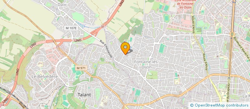 localisation de l'entreprise STEF BLOCAILLE ET CHABOT  FONTAINE-LES-DIJON