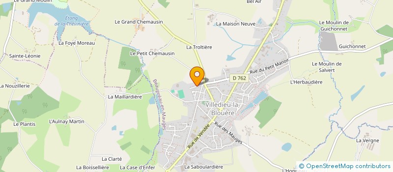localisation de l'entreprise STEF BOMARD SUTEAU  MONTREVAULT-SUR-EVRE