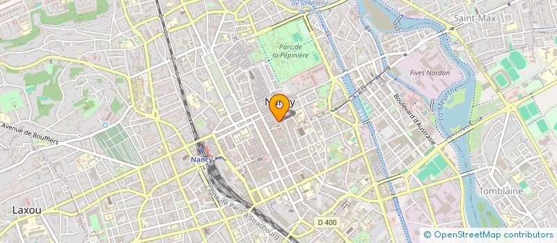 localisation de l'entreprise STEF BORDET FRUMHOLZ  NANCY