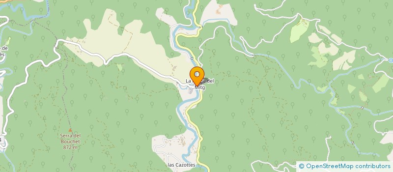 localisation de l'entreprise STEF BORRAT FRERES  SAINT-LAURENT-DE-CERDANS