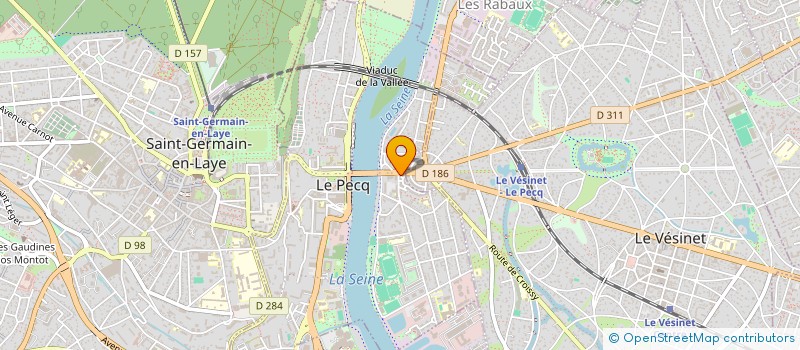 localisation de l'entreprise STEF BOUFFI L - AIT MOUN M à LE PECQ