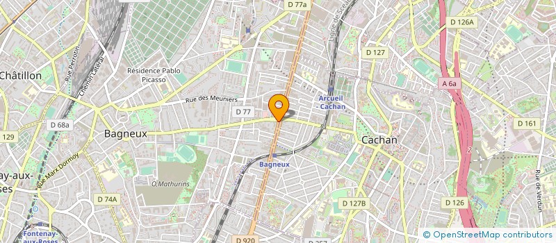 localisation de l'entreprise STEF BOUSSETTA YOUNES ET BEN AMOR HEDI à BAGNEUX