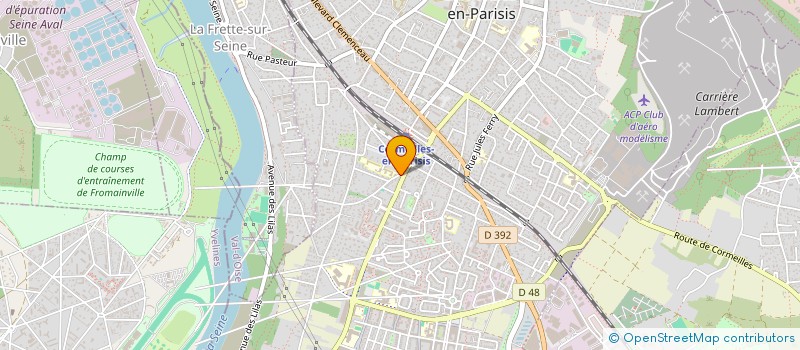 localisation de l'entreprise STEF BOUZROU-AGUOURRAM  CORMEILLES-EN-PARISIS