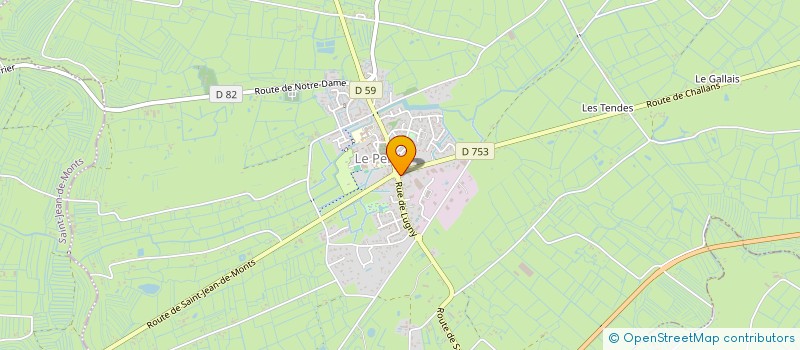 localisation de l'entreprise STEF BROCHET EUGENE ET MARTIN MICHEL à SOULLANS
