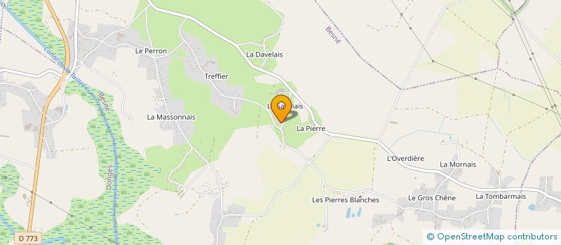 localisation de l'entreprise STEF BRUN DOCEUL  SAINTE-ANNE-SUR-BRIVET