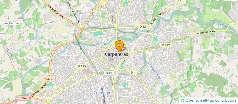 localisation de l'entreprise STEF BRUNET FRERES  CARPENTRAS