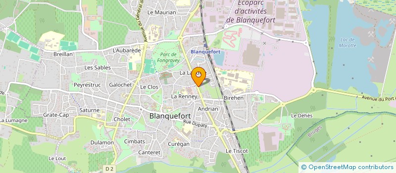 localisation de l'entreprise STEF BUECHE-LAPORTE à BLANQUEFORT