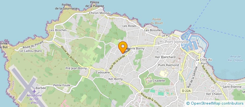 localisation de l'entreprise STEF BURGAUD ACAV à L'ILE-D'YEU