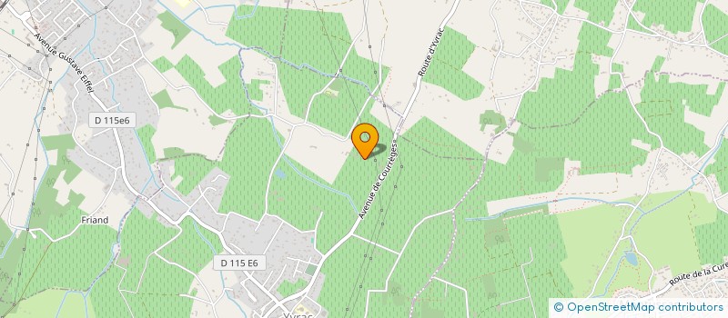 localisation de l'entreprise STEF CANTILLAC GERARD GUY  YVRAC