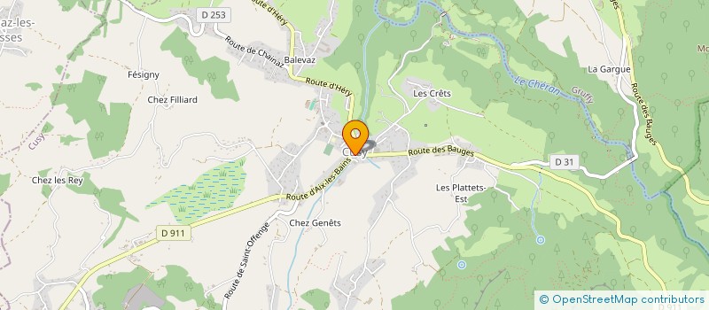 localisation de l'entreprise STEF CHABERT PERE ET FILS  CUSY