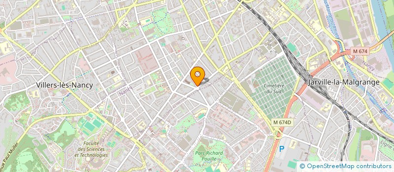 localisation de l'entreprise STEF CHARPENET COUDANE GROSDIDIER  NANCY