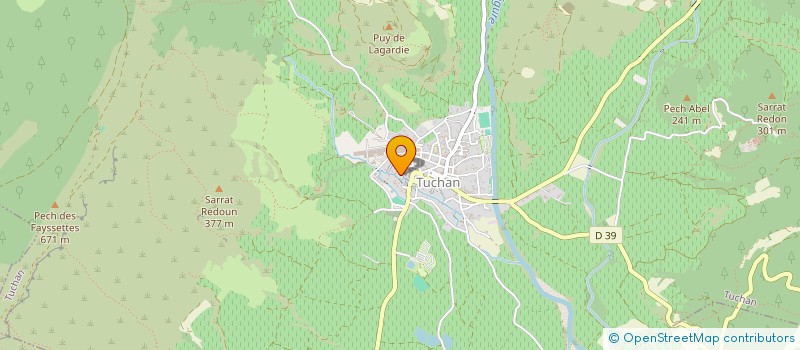 localisation de l'entreprise STEF CHAVANETTE JEAN ET FRANCOIS  TUCHAN