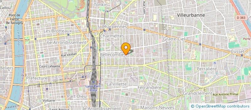 localisation de l'entreprise STEF CHEHAB ET MEDJOUTI à VILLEURBANNE