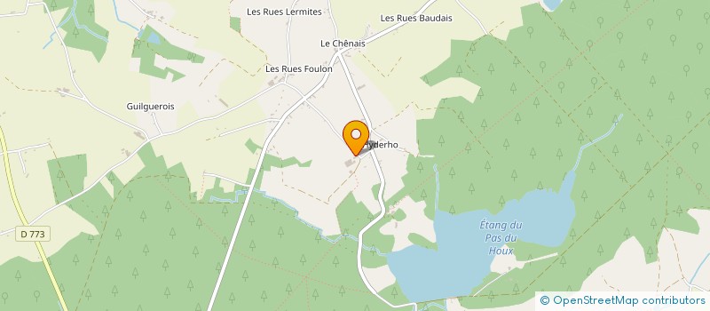 localisation de l'entreprise STEF CHEVILLON GUY ET MARIE FRANCOISE  PAIMPONT