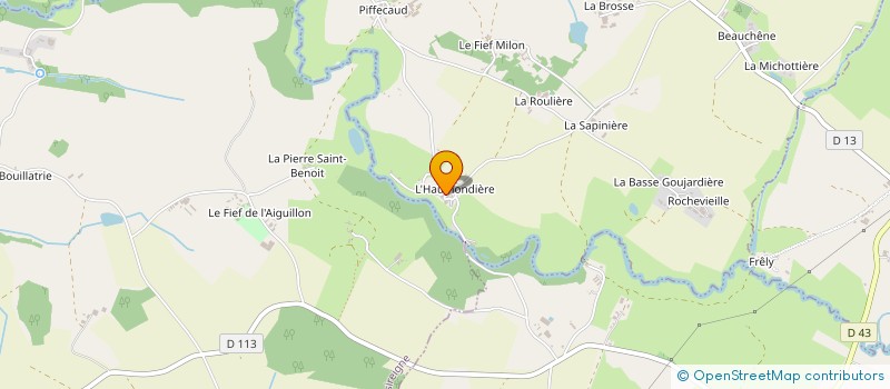 localisation de l'entreprise STEF CHEVRIER CHASSERIAU  LE BOUPERE