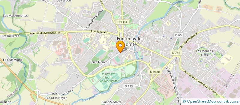 localisation de l'entreprise STEF & CO INVEST à FONTENAY-LE-COMTE
