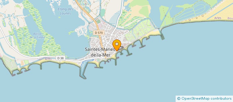 localisation de l'entreprise STEF COCHARD ROGER ET NATHALIE à SAINTES-MARIES-DE-LA-MER