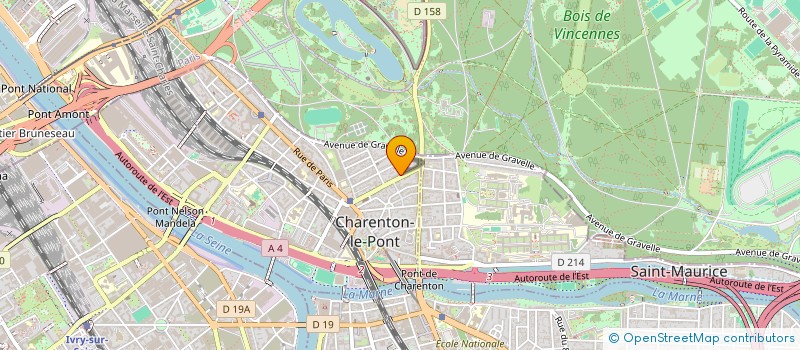 localisation de l'entreprise STEF COFFRE BREUIL PASCANO  CHARENTON-LE-PONT