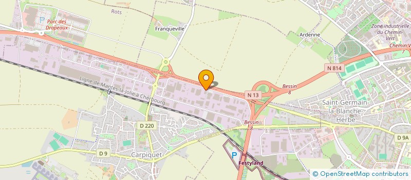 localisation de l'entreprise STEF COLIN DUCHEMIN LOC IMMEUBLE  CARPIQUET