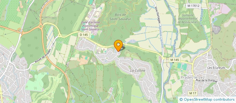 localisation de l'entreprise STEF COMME UN SOLEIL  SAINT-CLEMENT-DE-RIVIERE