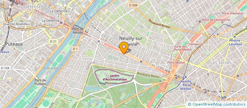 localisation de l'entreprise STEF COPROPRIETE MARITIME BOUGAL 4 à NEUILLY-SUR-SEINE