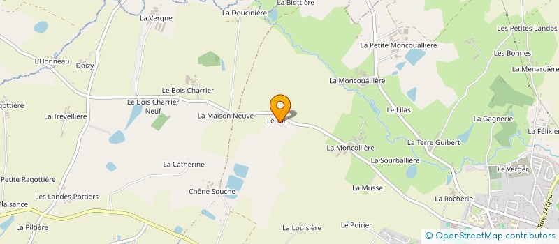 localisation de l'entreprise STEF COUTOLLEAU ET BONDU à SEVREMOINE