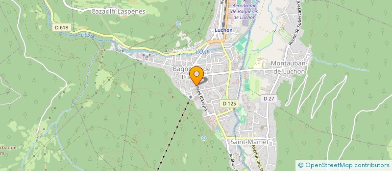 localisation de l'entreprise STEF DARDENNE R BERJAUT O  BAGNERES-DE-LUCHON