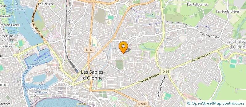 localisation de l'entreprise STEF DAUBOEUF JM ET DEFAY CLAUDE à LES SABLES D'OLONNE