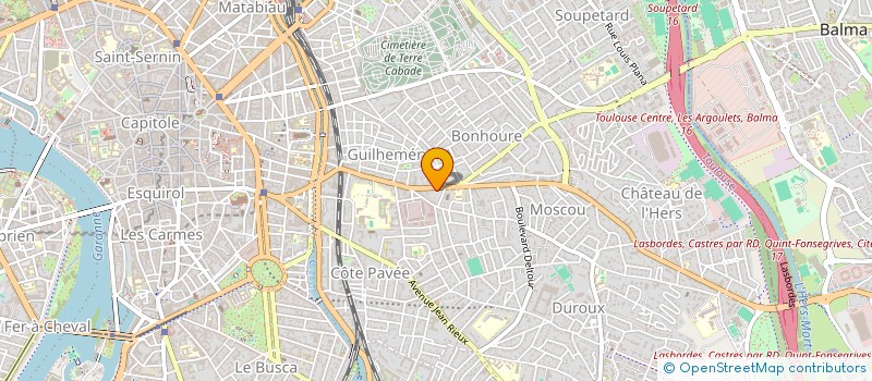 localisation de l'entreprise STEF DE RIOLS-MOREAU à TOULOUSE