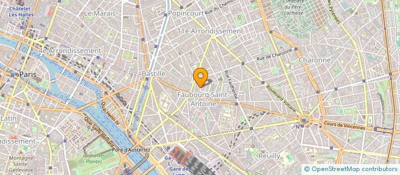 localisation de l'entreprise STEF DE ZORZI JL ET BERTRAND M  PARIS