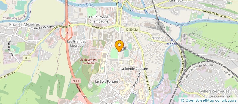 localisation de l'entreprise STEF DECHAINOIS W - REINA A à CHARLEVILLE-MEZIERES