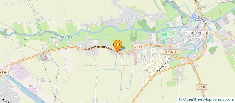 localisation de l'entreprise STEF DELANNOY HOUVENAGHEL  SAINT-VENANT