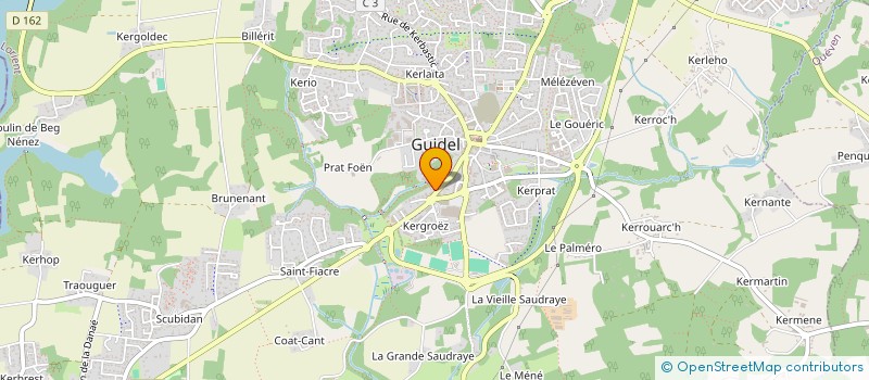 localisation de l'entreprise STEF DELAROA-SOUETRE  GUIDEL