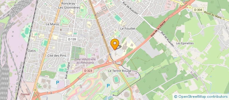 localisation de l'entreprise STEF DELAUNAY MACQUAIRE CIPRIANI DELPIJ  LE MANS