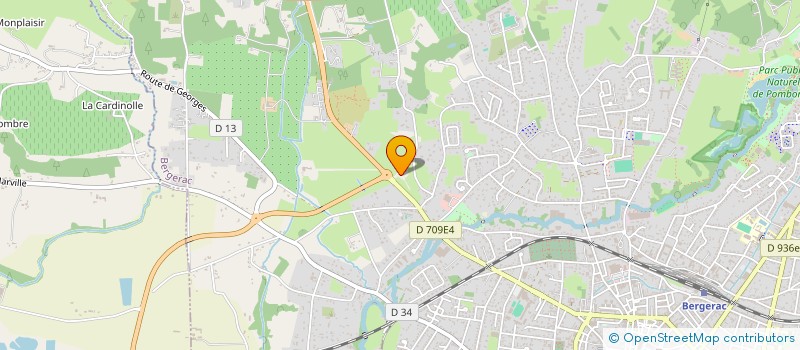 localisation de l'entreprise STEF DESPORT A ET M à BERGERAC