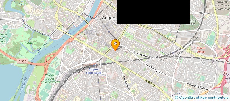 localisation de l'entreprise STEF DIXNEUF CHARLES ET RAYMOND à ANGERS