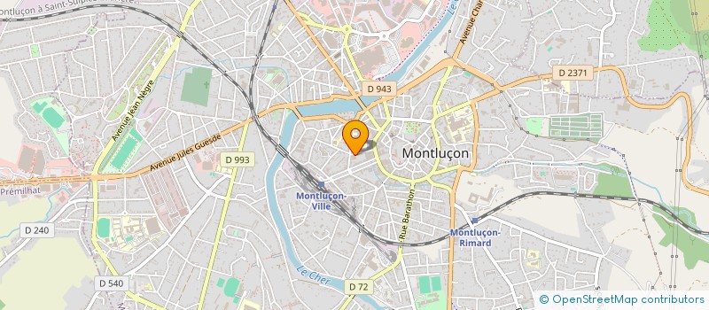 localisation de l'entreprise STEF DOGNION JACQUES à MONTLUCON
