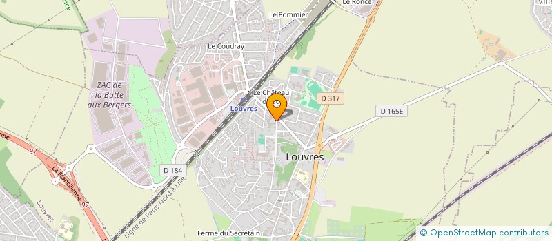 localisation de l'entreprise STEF-DOV  LOUVRES