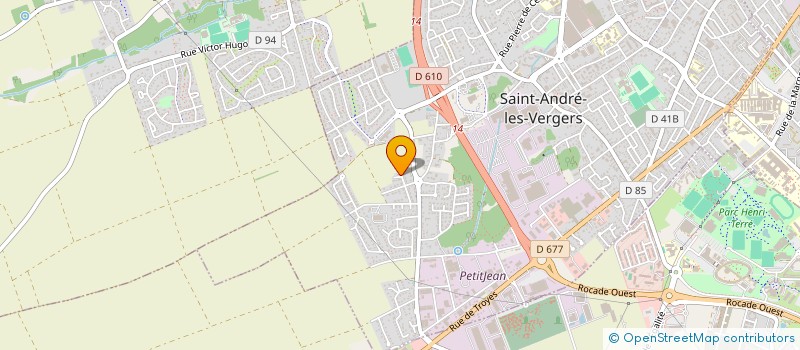 localisation de l'entreprise STEF-DR400  SAINT-ANDRE-LES-VERGERS