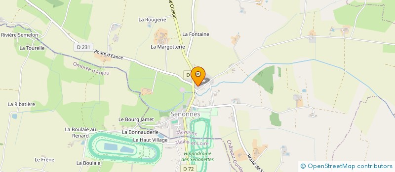 localisation de l'entreprise STEF DUFOURD MERE ET FILS  SENONNES