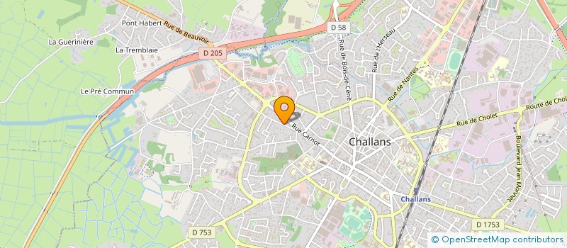 localisation de l'entreprise STEF DUPONT ABEL ET PHILIPPE à CHALLANS