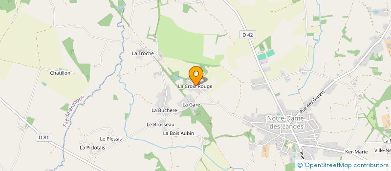 localisation de l'entreprise STEF DUPONT PHILIPPE ET JEAN LUC  NOTRE-DAME-DES-LANDES